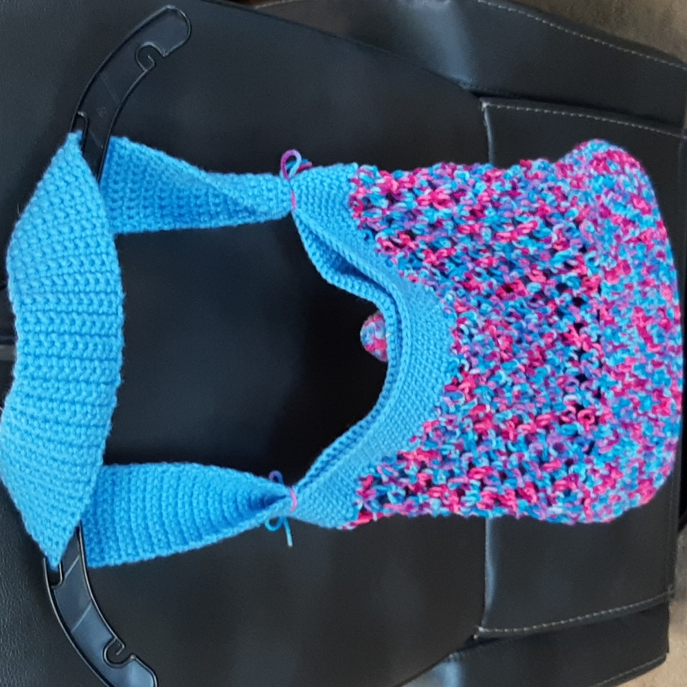 Multi Color Crochet Bag - Picture 3 of 7